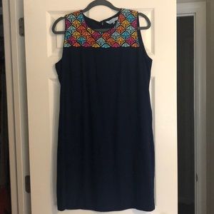 Escapada Living short navy dress